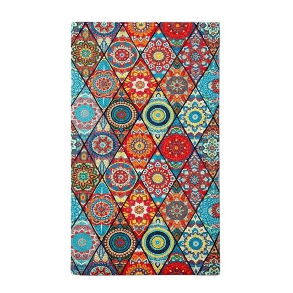 Boho Diamond Medallion Quick Dry‎ Yoga or Beach Blanket